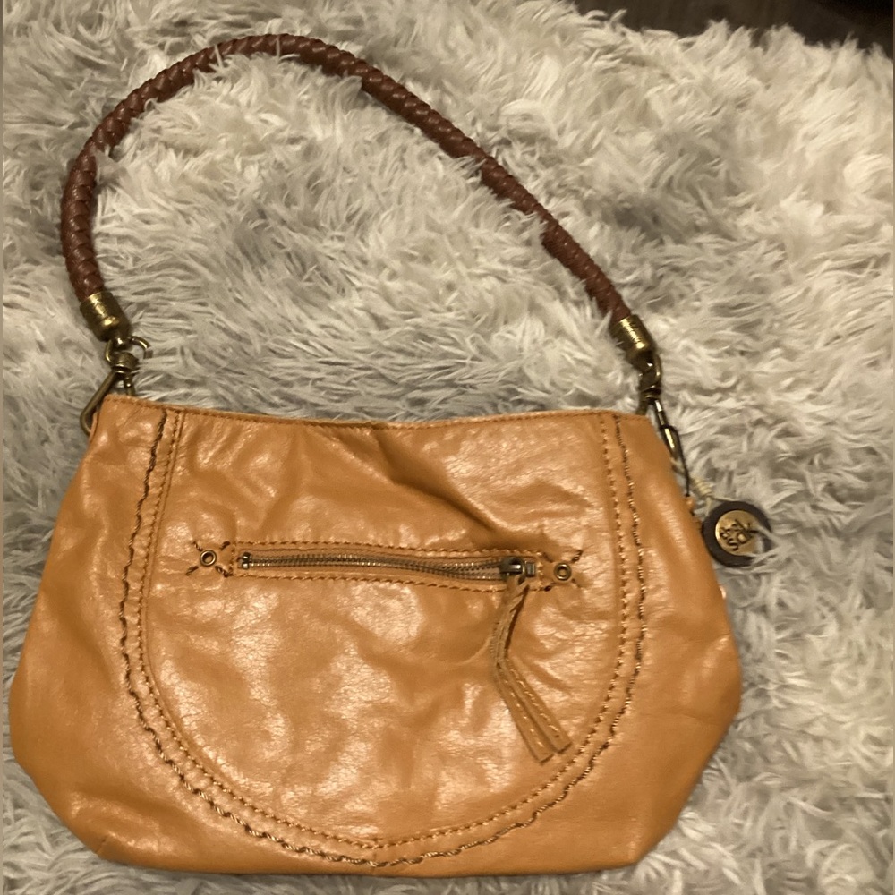 The Sak Leather Shoulder Bag very good condition used little if ever.
